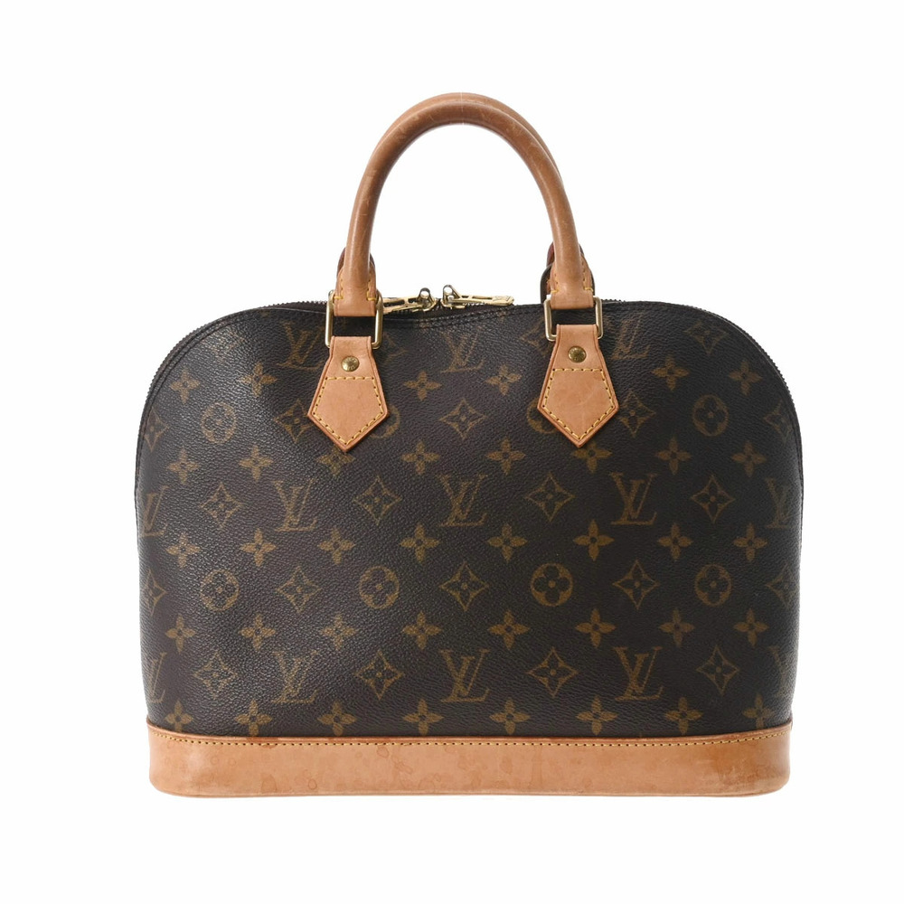 LOUIS VUITTON Monogram Alma Brown Canvas Handbag